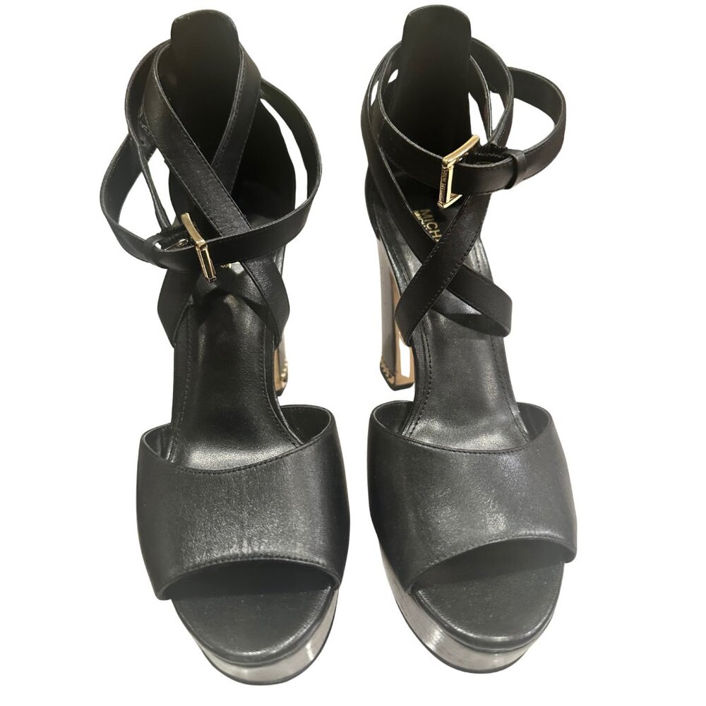 Michael Kors Black Platform Heels